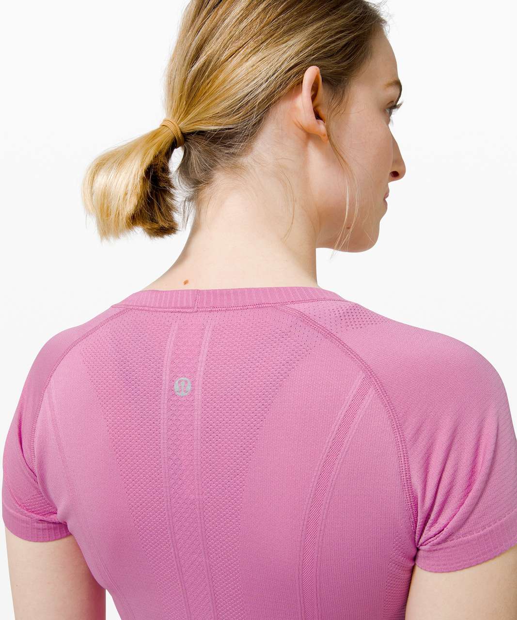 Lululemon Swiftly Tech Short Sleeve Crew - Magenta Glow / Magenta Glow