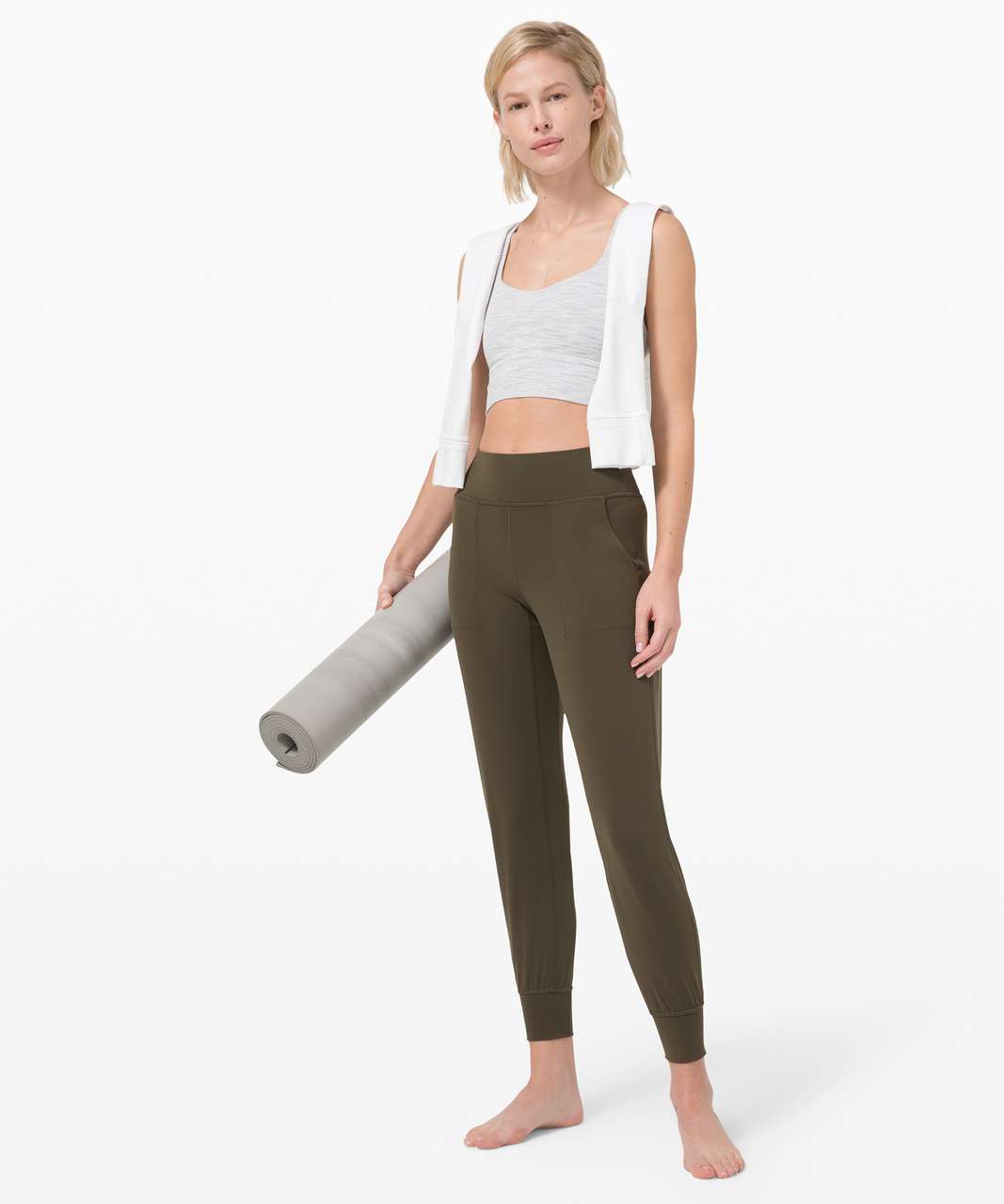 NWOT - Lululemon Align Jogger Crop *23 Dark Olive | SIZE: 2, 4, 6