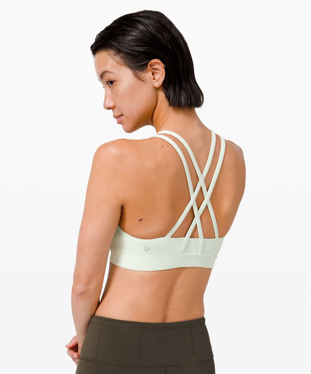 Lululemon Energy Bra *Splatter - White - lulu fanatics