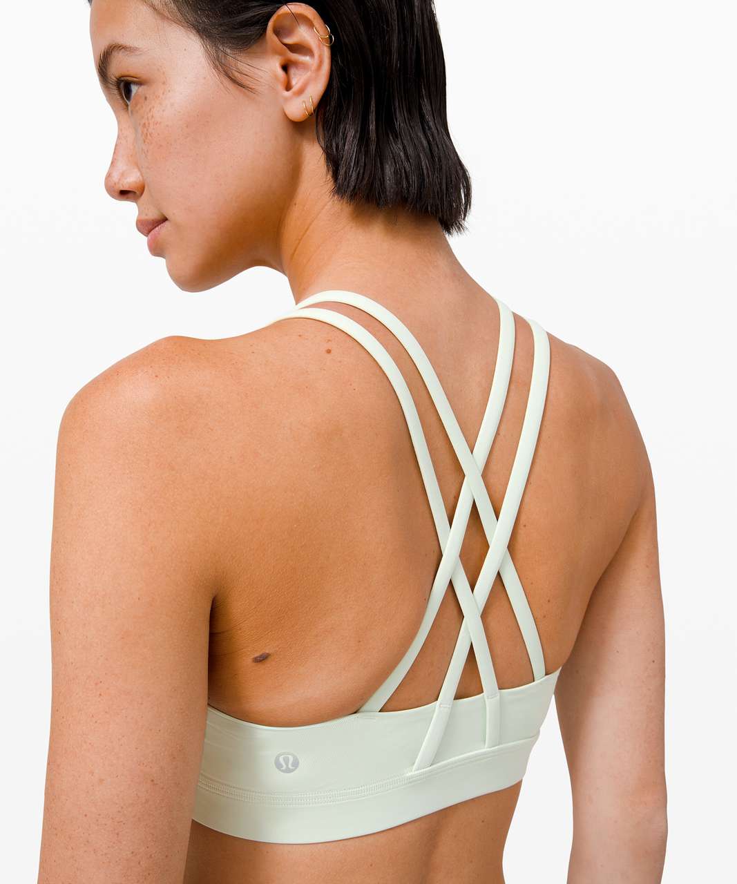 Energy crossover-strap sports bra