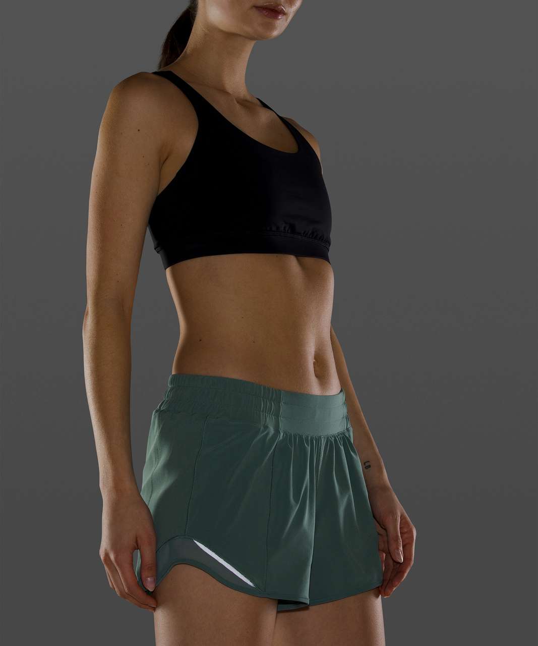 Lululemon Hotty Hot Short II *Long 4" - Tidewater Teal