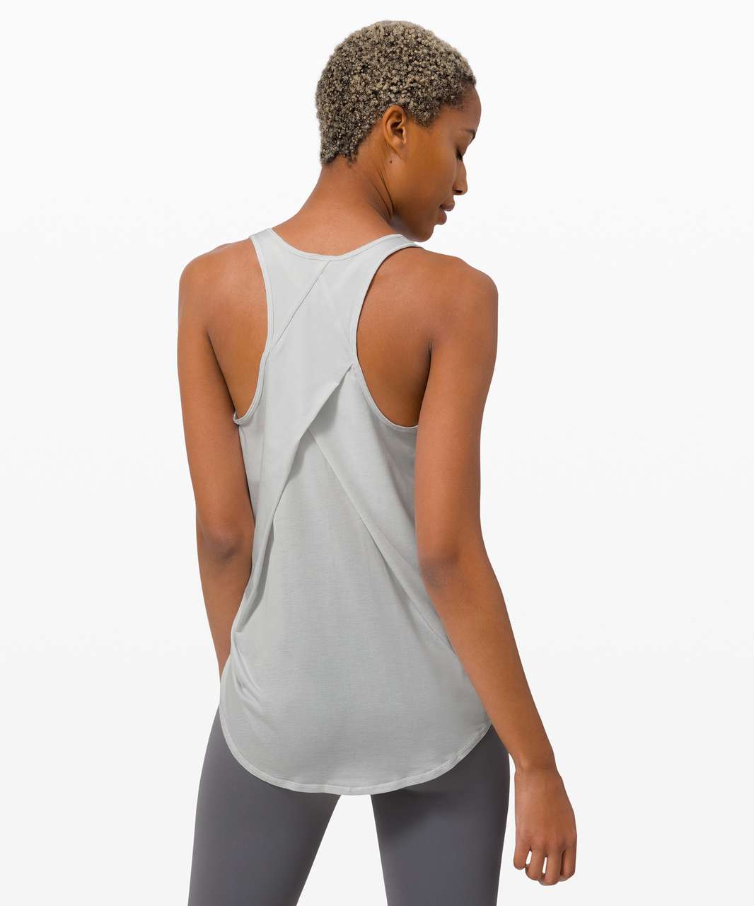 Lululemon Essential Tank *Pleated - Vapour - lulu fanatics