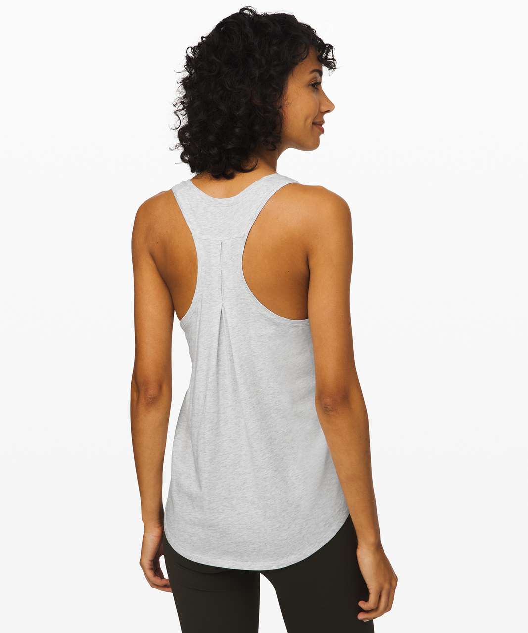 Lululemon Love Tank *Pleated - Heathered Core Ultra Light Grey