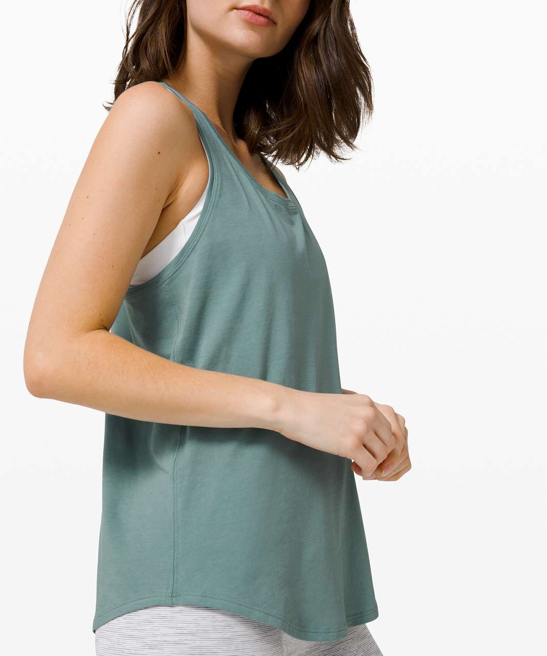 Lululemon Love Tank *Pleated - Tidewater Teal