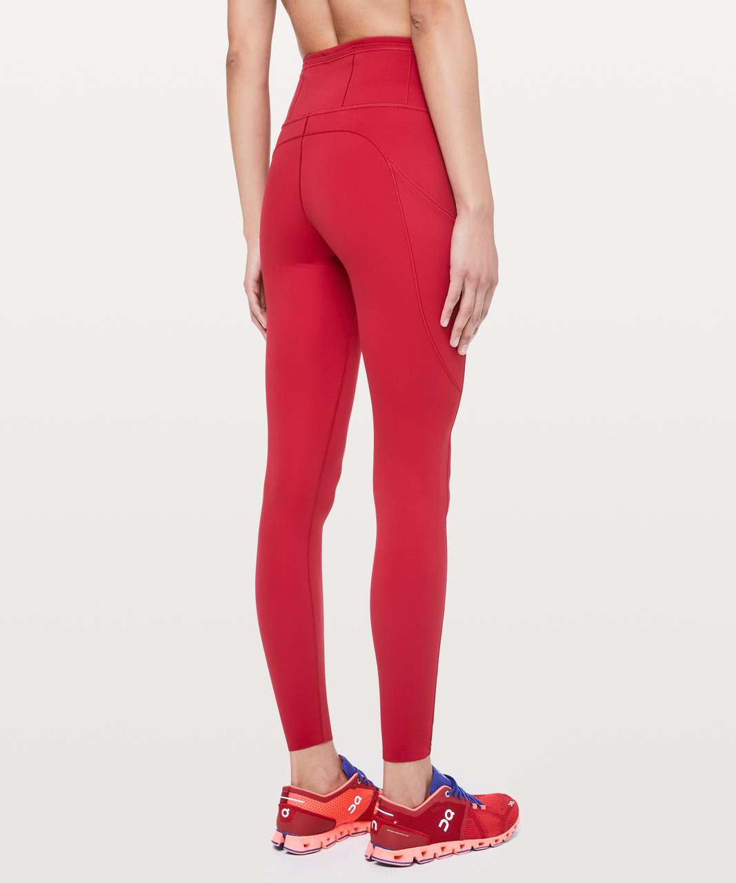 Lululemon Fast and Free Tight 31" *Non-Reflective - Dark Red