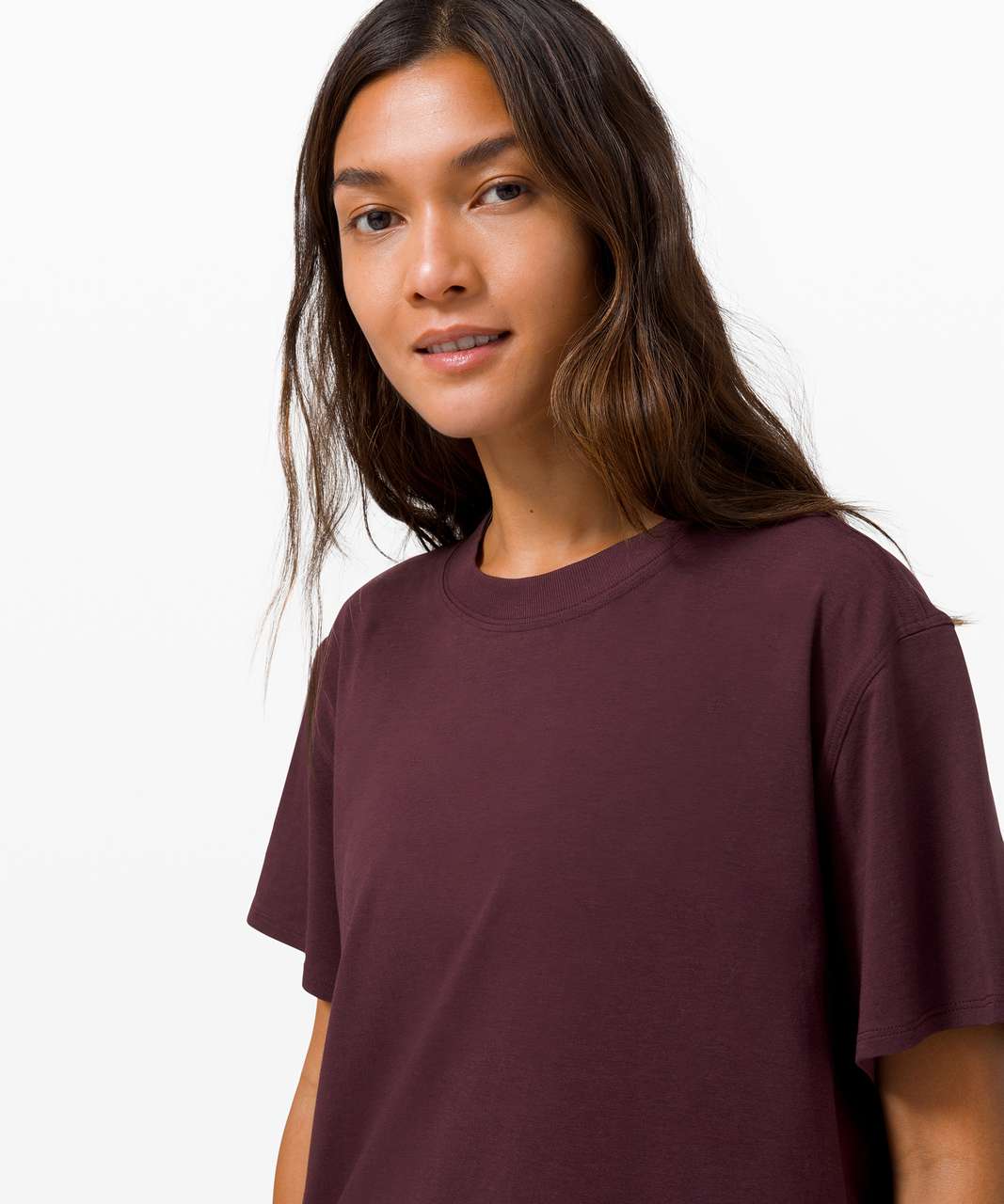 Lululemon All Yours Boyfriend Tee - Cassis