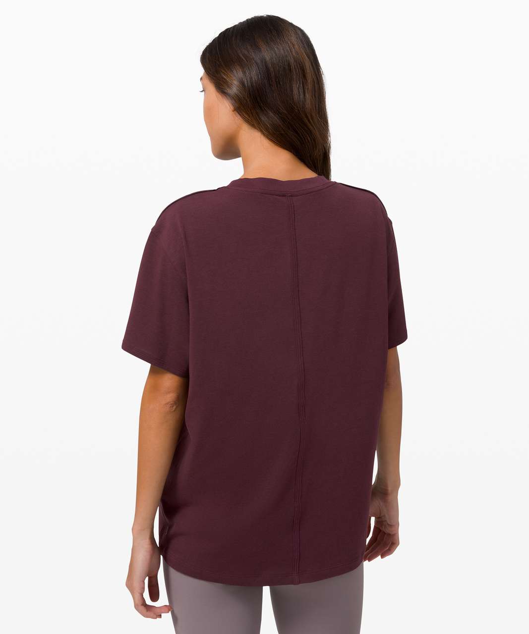 Lululemon All Yours Boyfriend Tee - Cassis