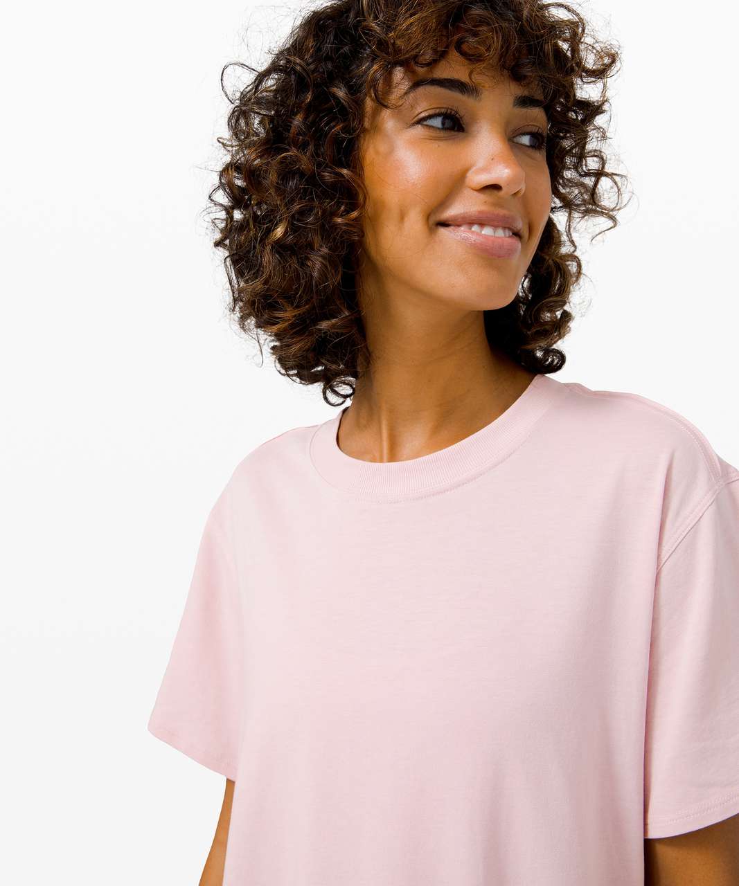 Lululemon All Yours Boyfriend Tee - Porcelain Pink