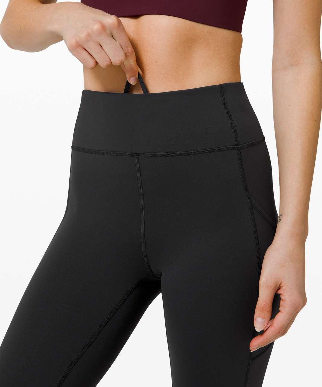 Lululemon Invigorate High-Rise Tight 25 - Black - lulu fanatics