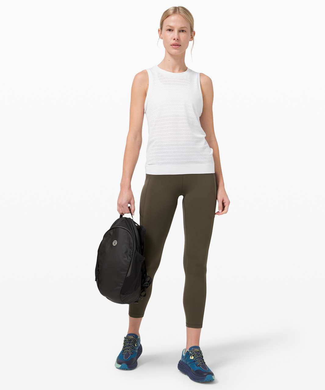 Lululemon Invigorate High-Rise Tight 25 - Dark Olive - lulu fanatics