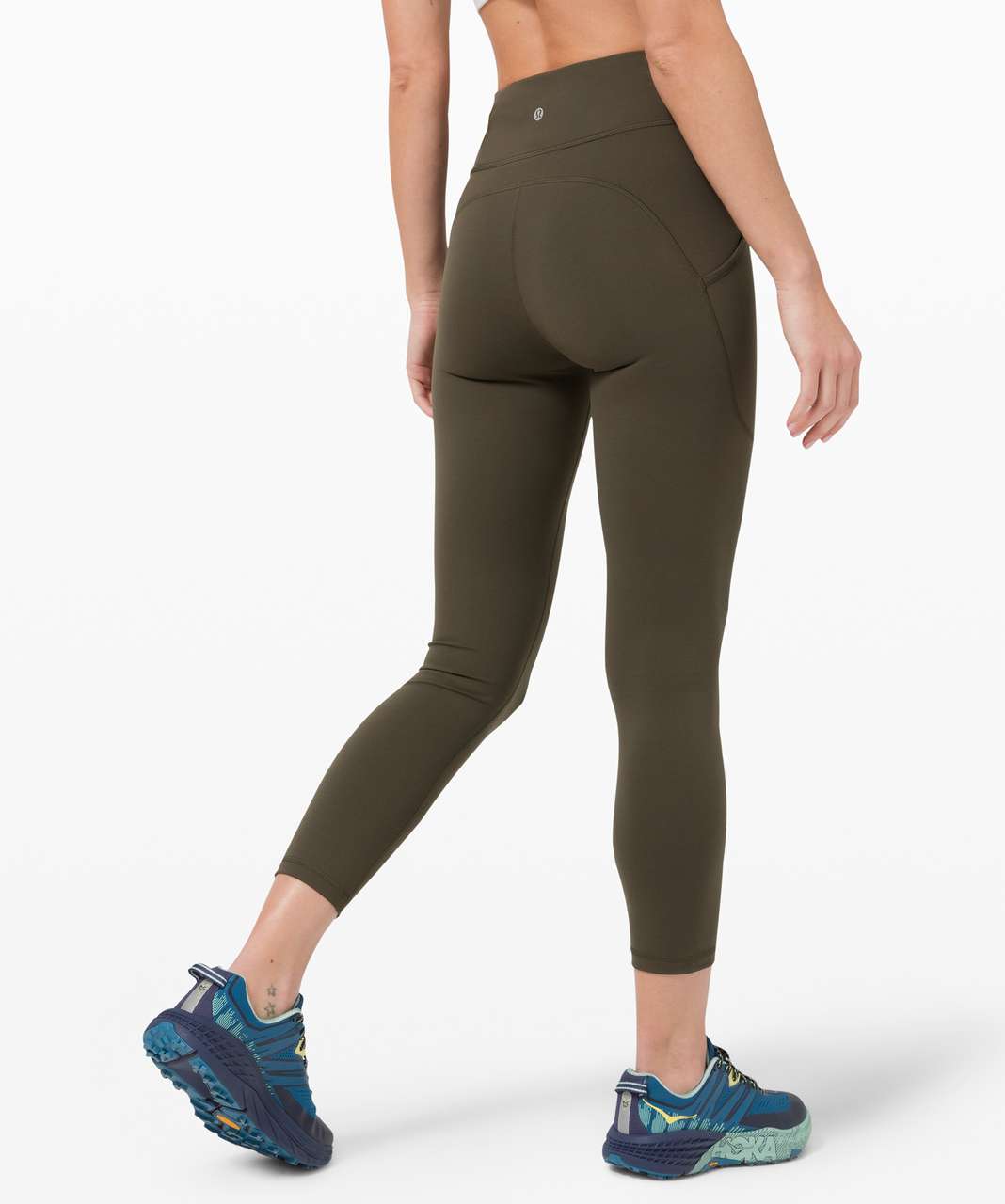 Lululemon Invigorate High-Rise Tight 25 - Dark Olive - lulu fanatics