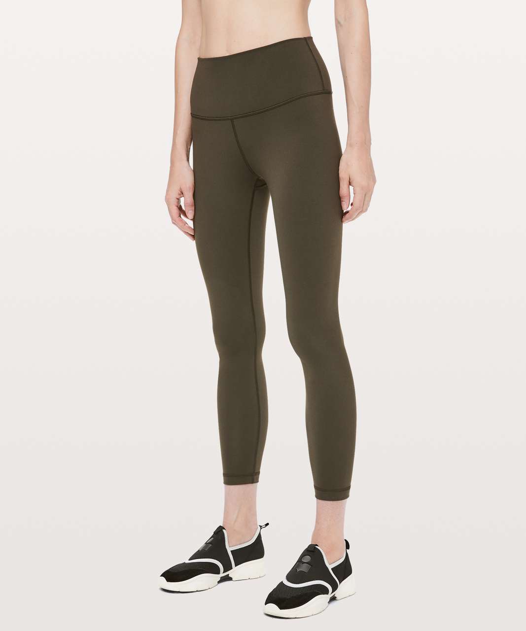 Lululemon Wunder Under High-Rise Tight 25 *Full-On Luon - Dark Olive - lulu  fanatics