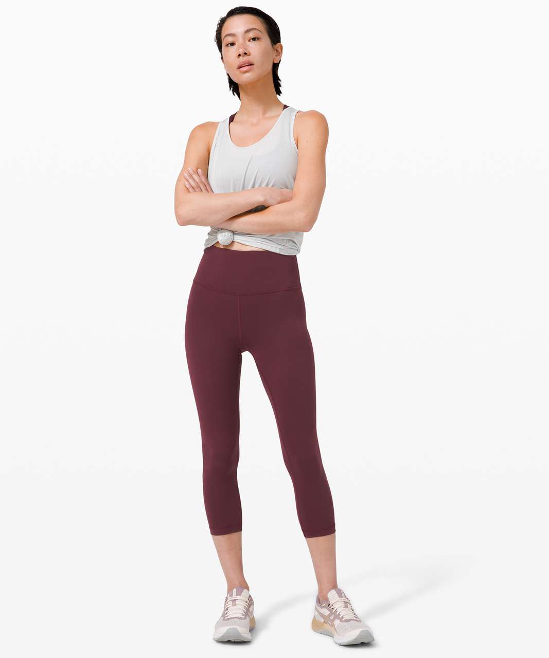 Lululemon Wunder Train High-Rise Crop 21" - Cassis