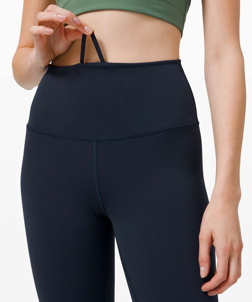 Lululemon Wunder Train High-Rise Crop 21" - True Navy