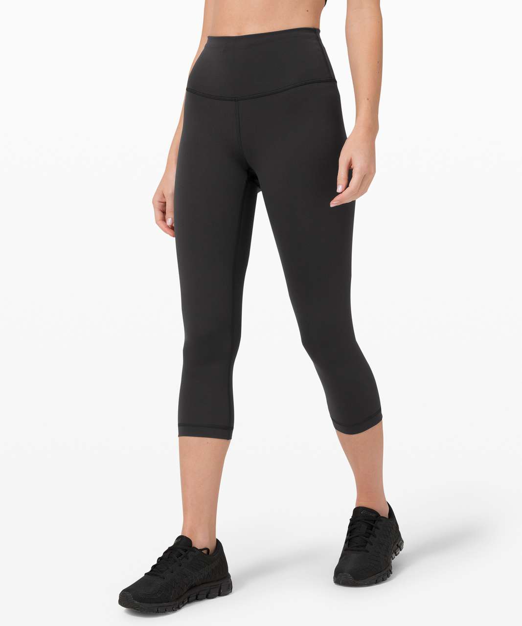 Lululemon Wunder Train High-Rise Crop 21 - Black - lulu fanatics