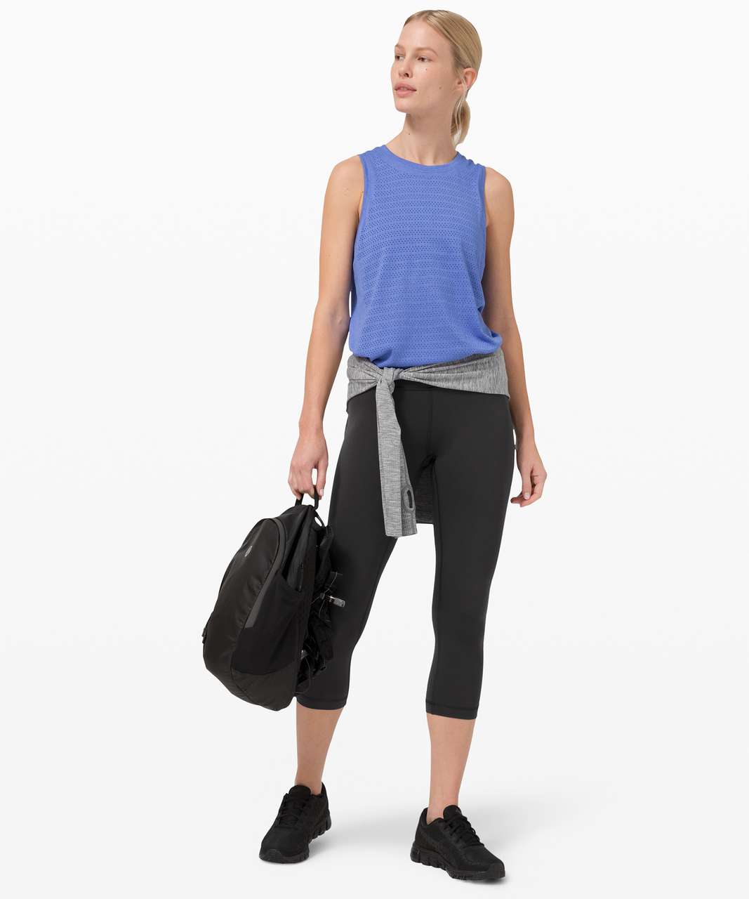 Lululemon Wunder Train High-Rise Crop 21 - Black - lulu fanatics