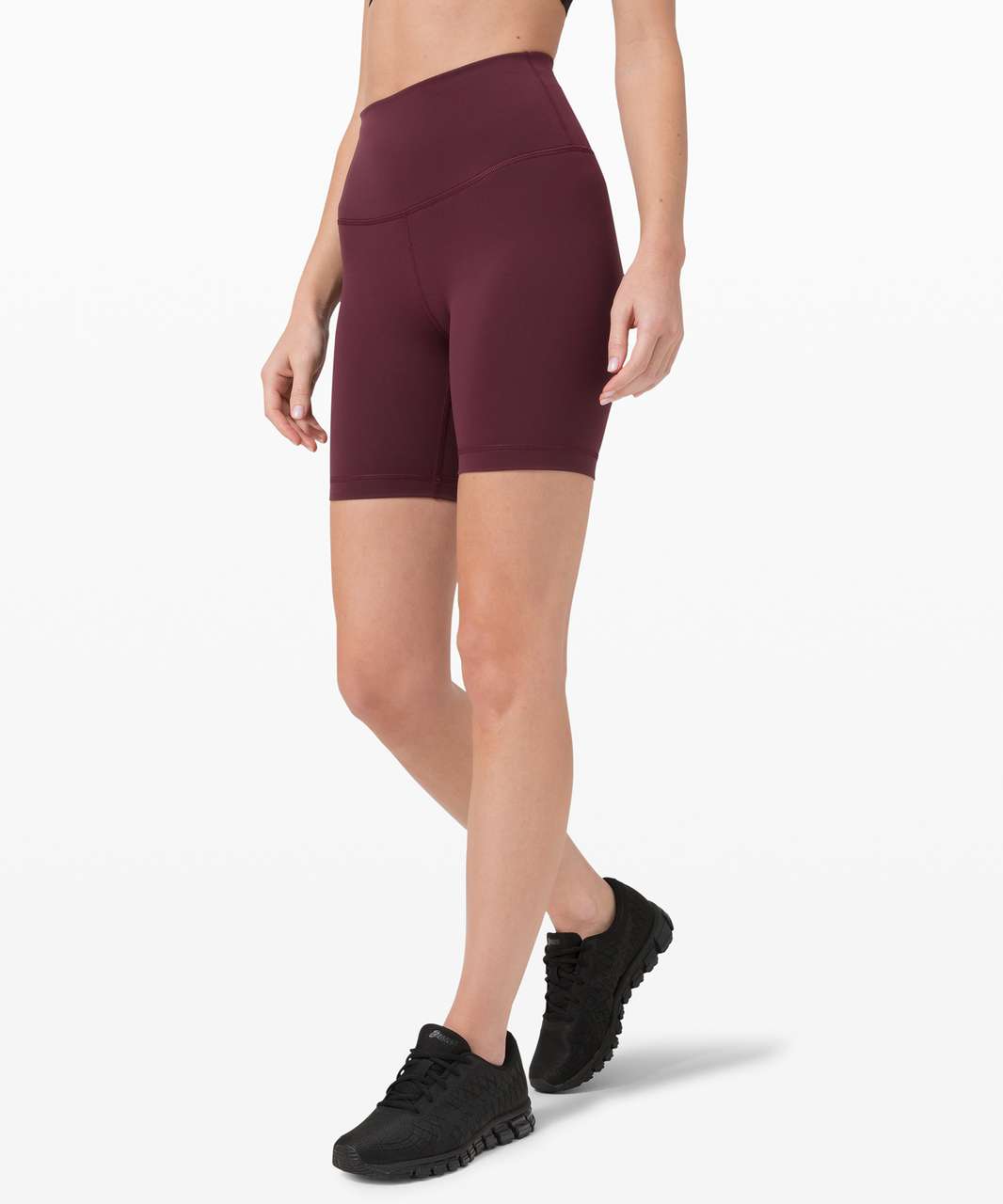 Lululemon Wunder Train High-rise Shorts 6 In Burgundy