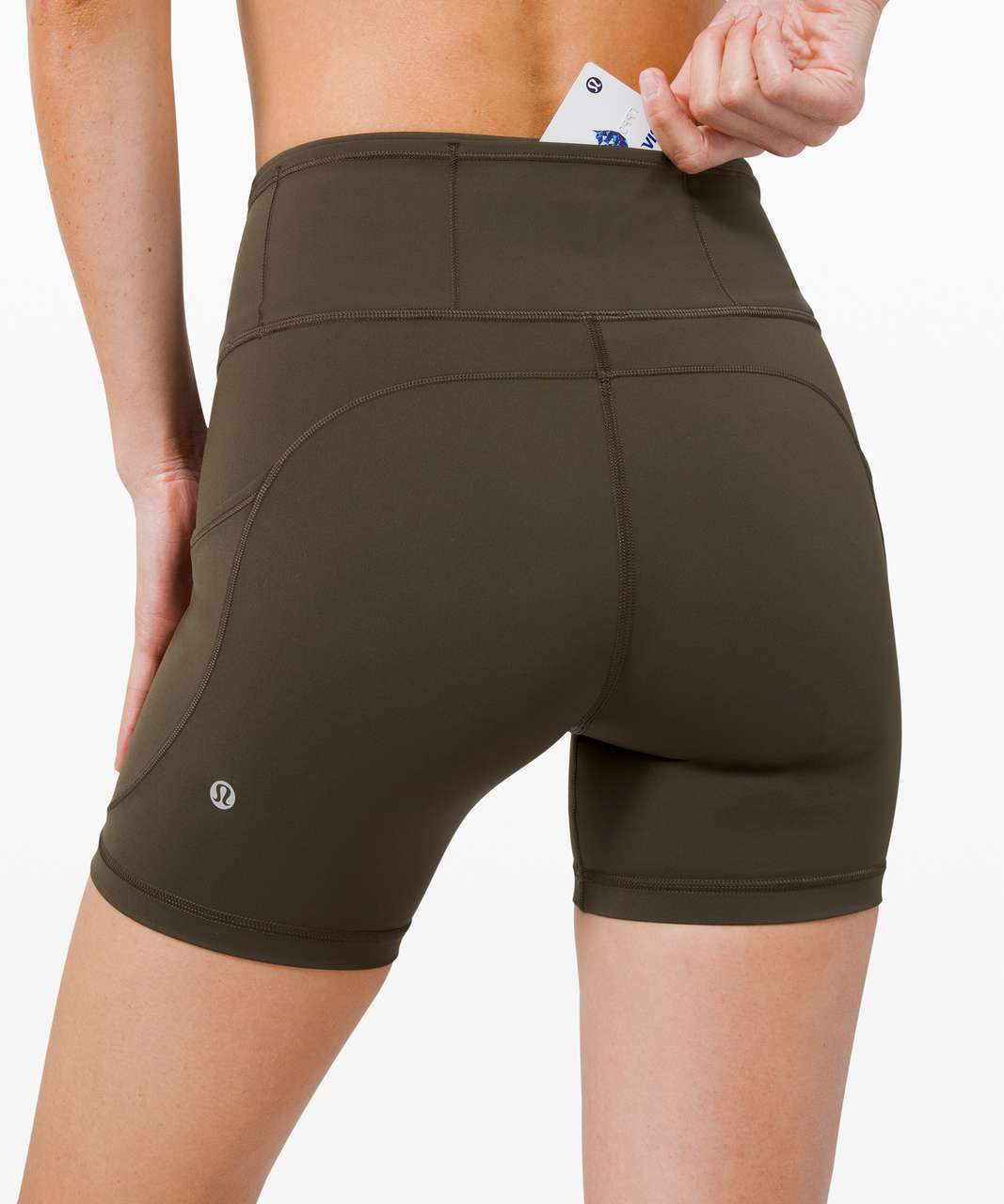 Lululemon Fast and Free Short 6 *Non-Reflective - Algae Green