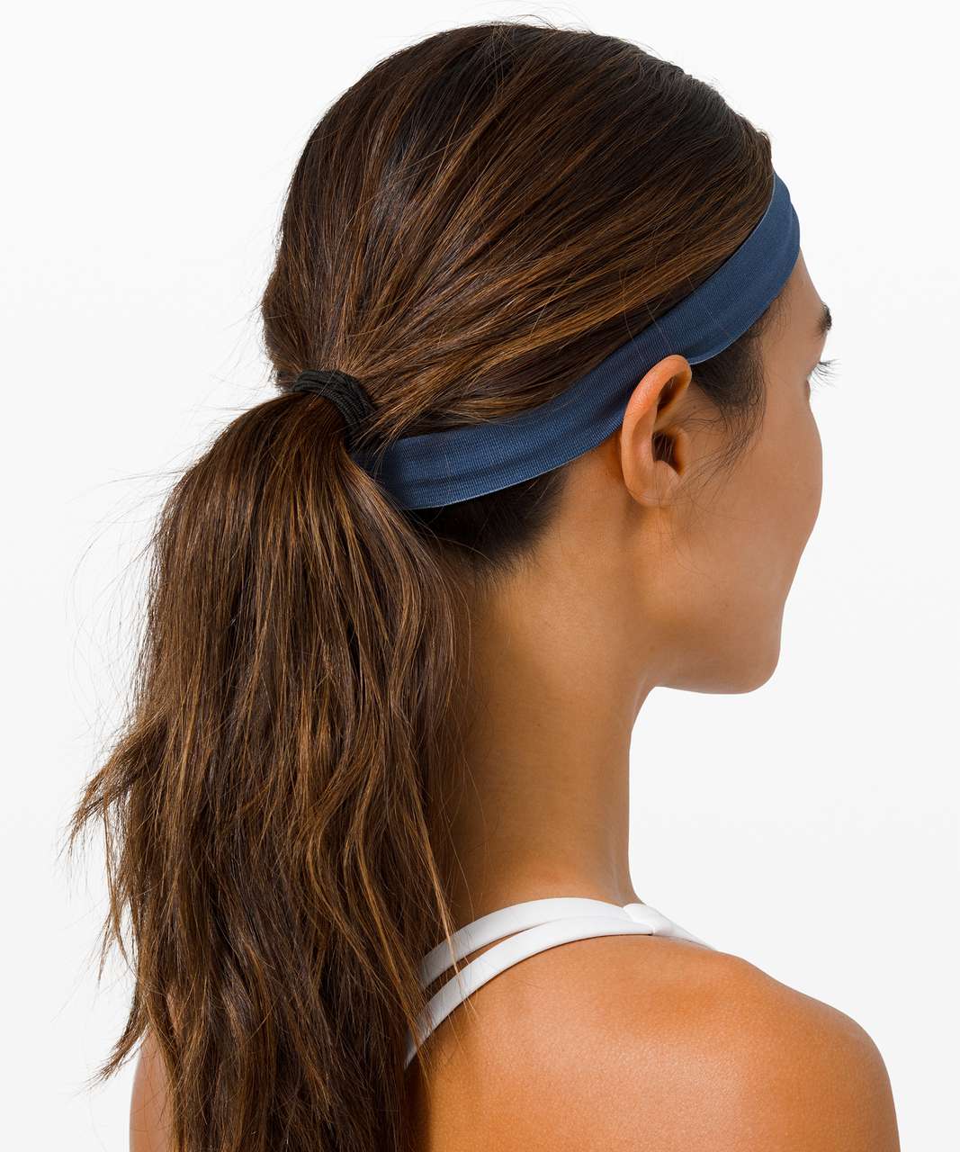 Lululemon Cardio Cross Trainer Headband - Ink Blue / Daydream