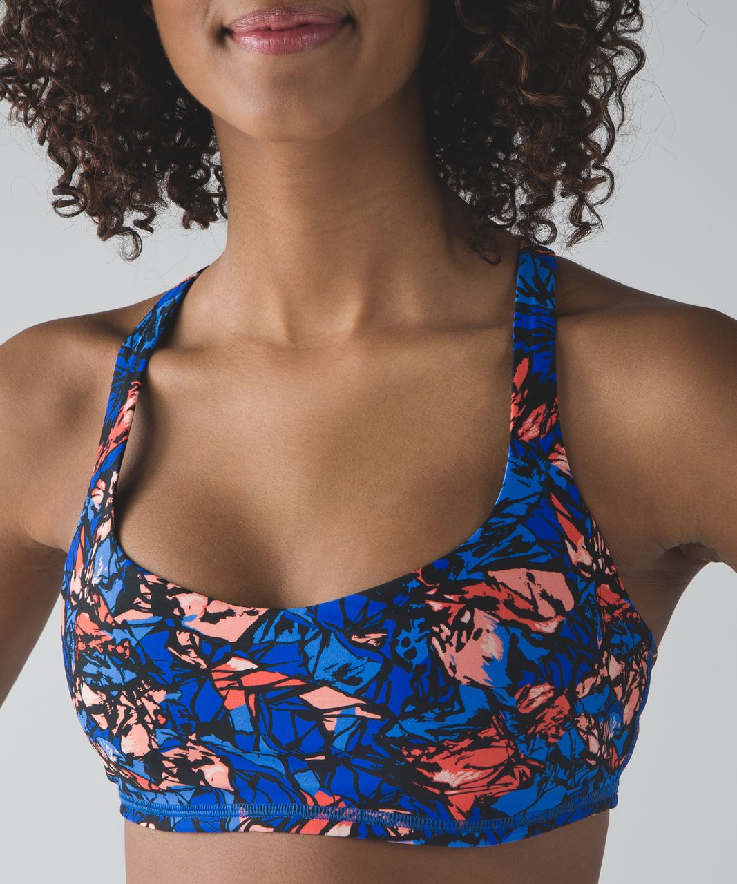 Lululemon Free To Be Bra (H2O) - Mini Paint Storm Harbor Blue Multi