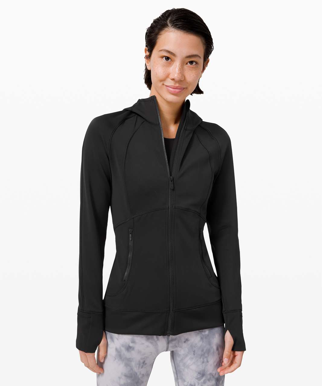 lululemon grey zip up