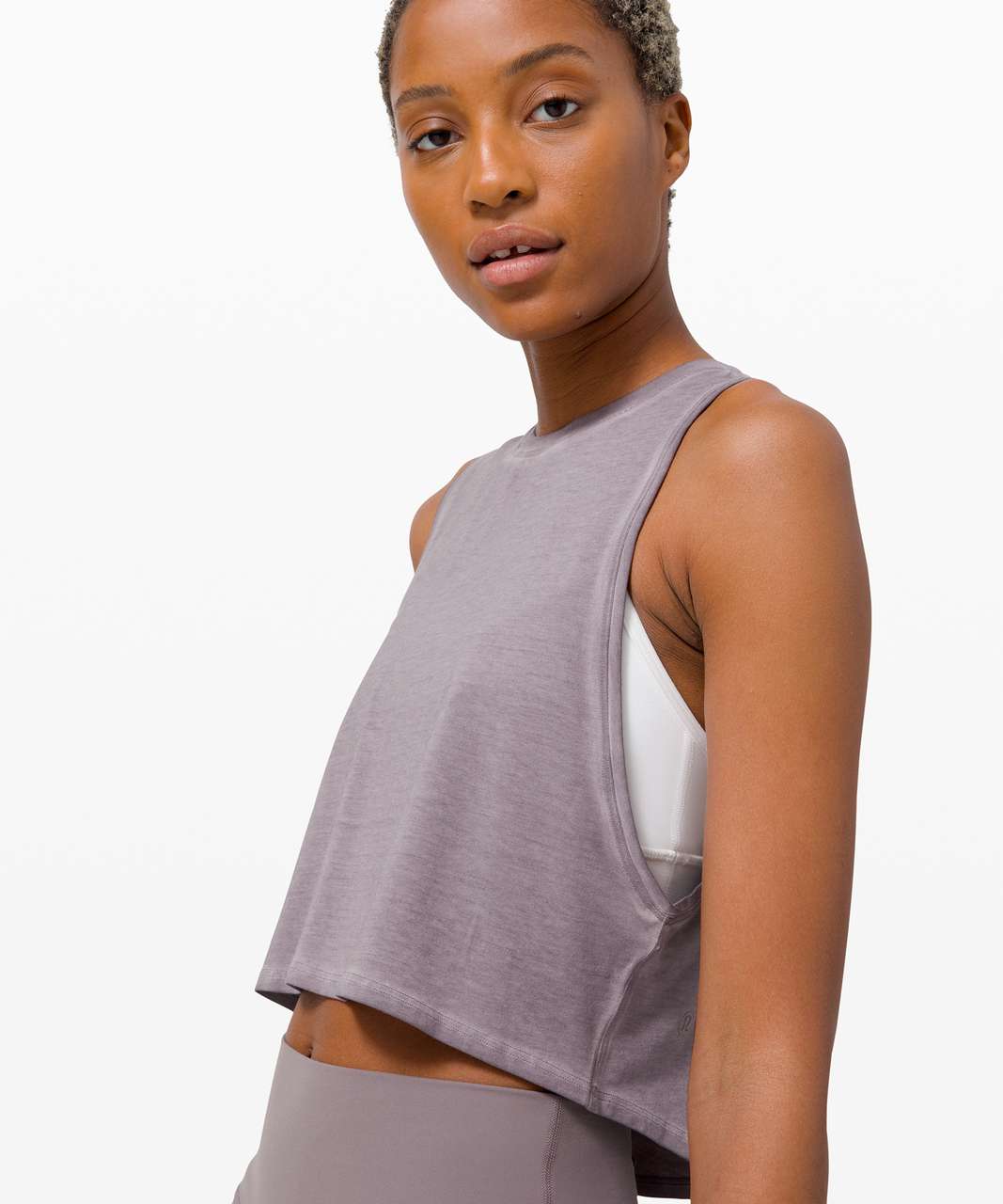 lulu cut back crop tank