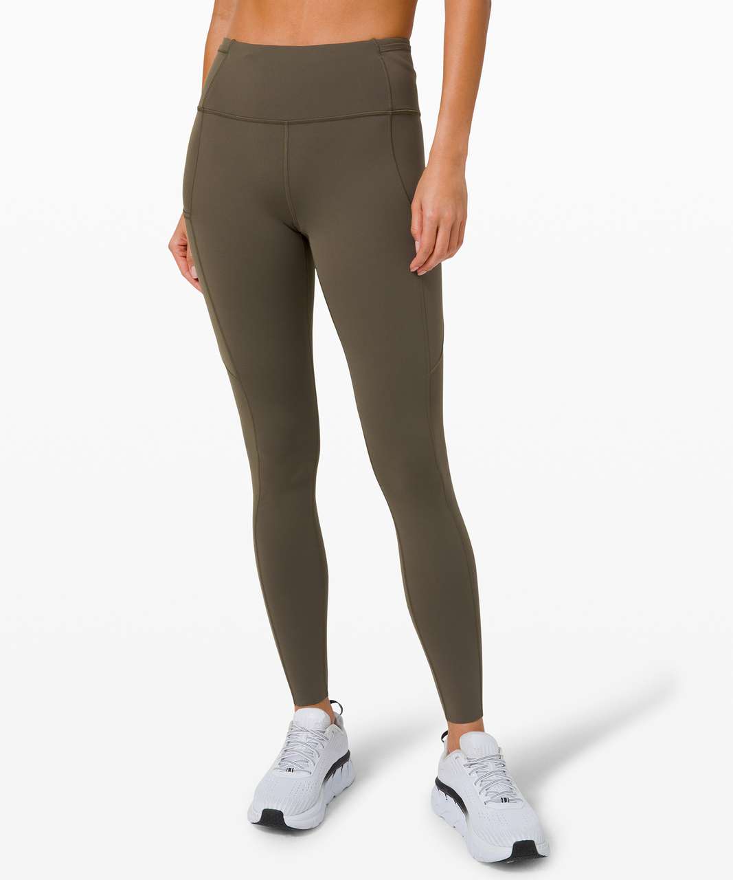 Lululemon Fast and Free Tight 28 *Non-Reflective - Dark Olive