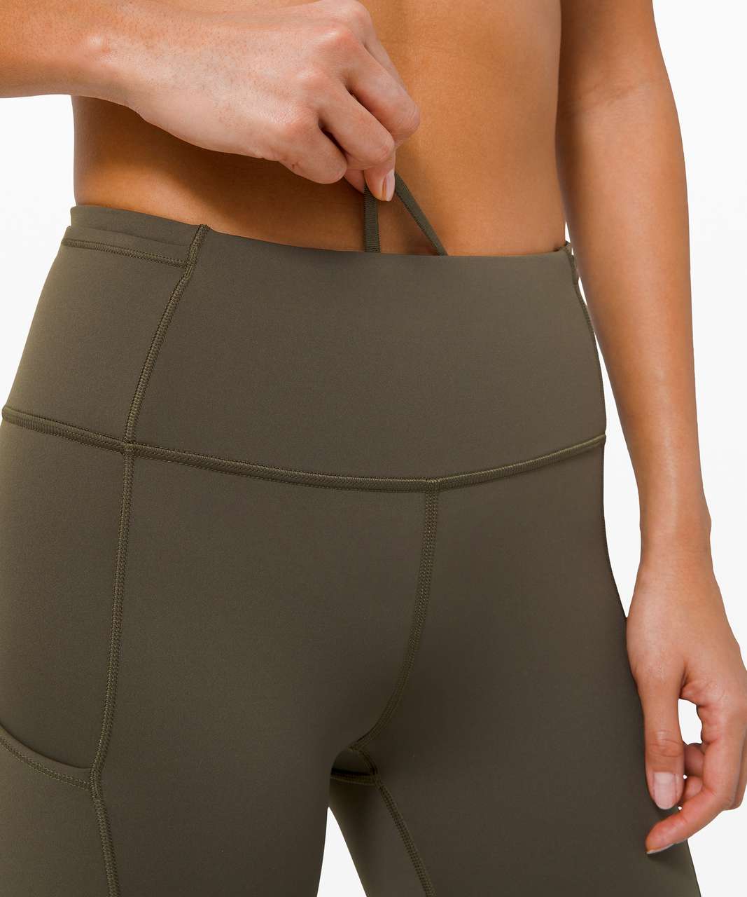 Lululemon Fast and Free Tight 28" *Non-Reflective - Dark Olive