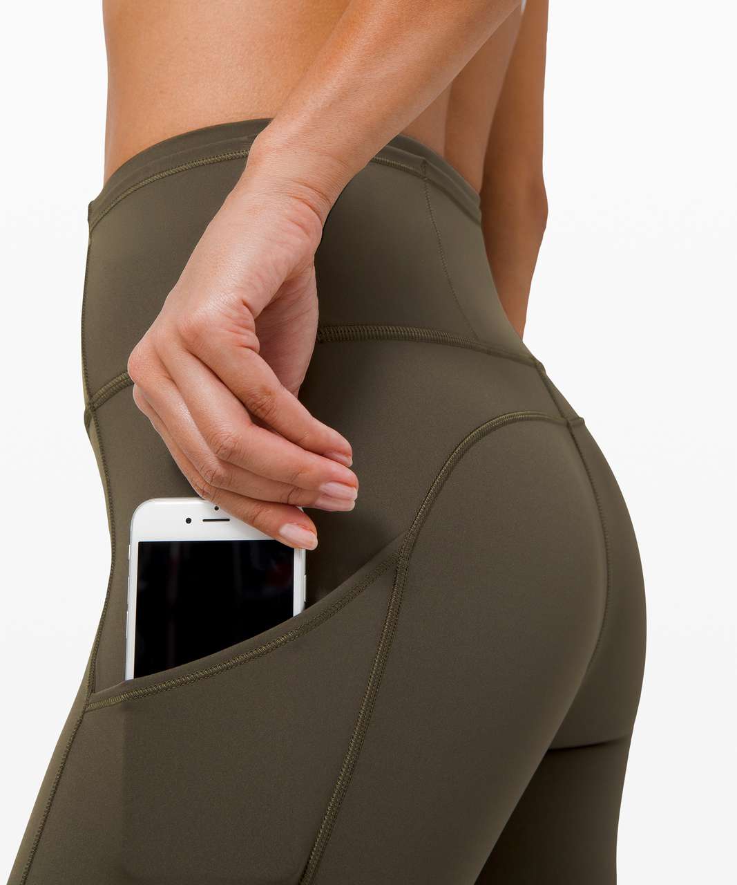 Lululemon Fast and Free Tight 28 *Non-Reflective - Dark Olive - lulu  fanatics