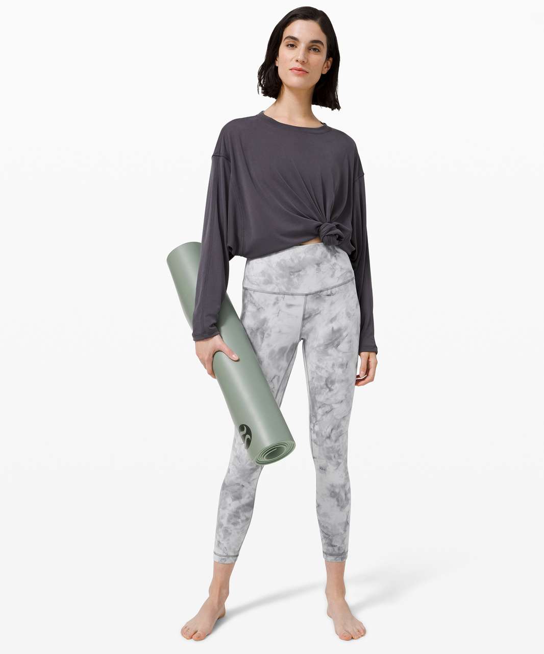 lululemon athletica, Pants & Jumpsuits, These Leggings Are The Diamond Dye  Pitch Grey Graphic Grey In Size 2