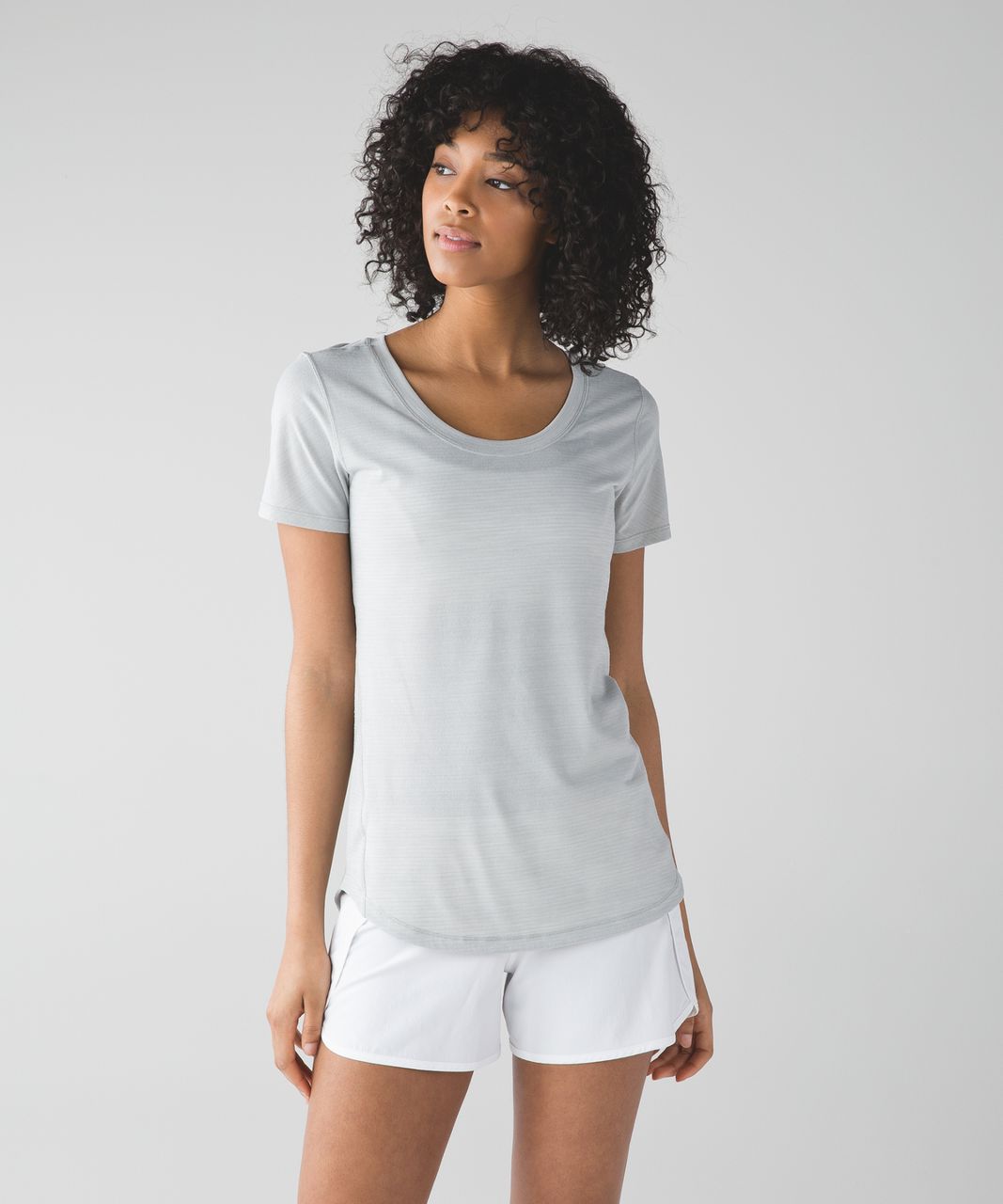 Lululemon Intensi-Tee - Heathered Seal Grey