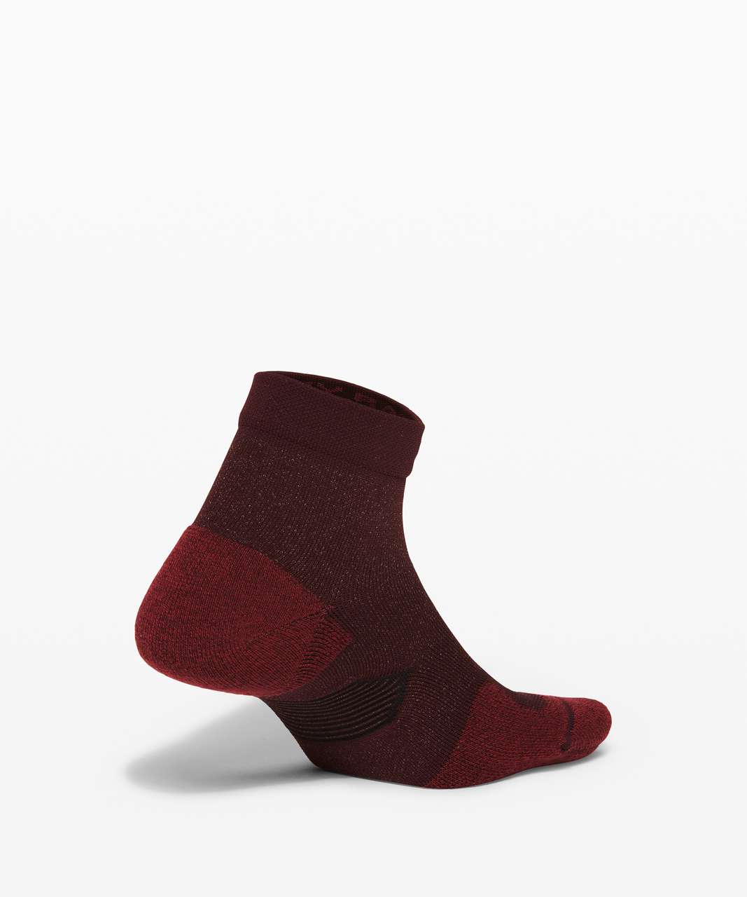 Lululemon Speed Ankle Sock *Silver - Cassis / Chianti