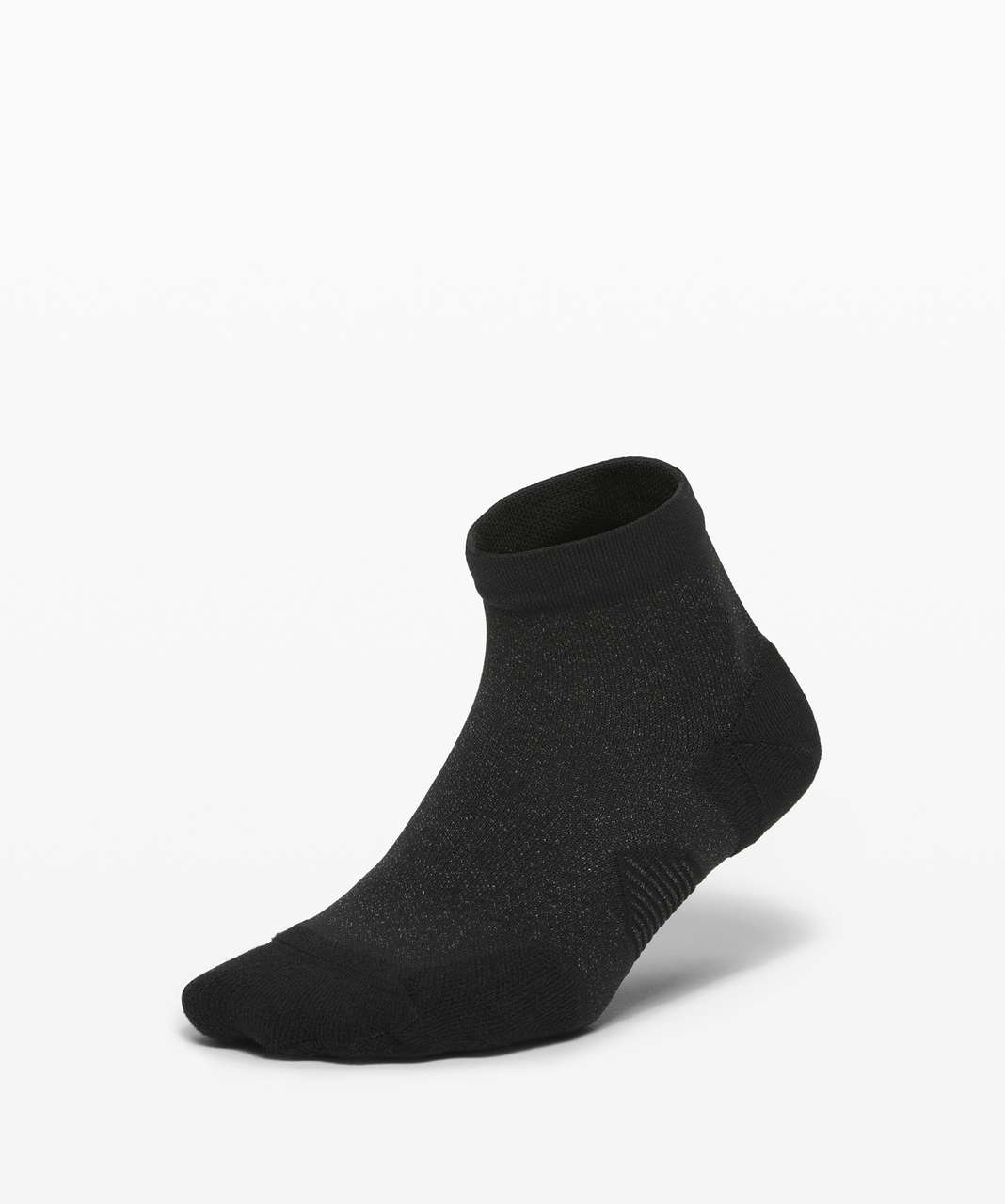 Lululemon Speed Ankle Sock *Silver - Black - lulu fanatics