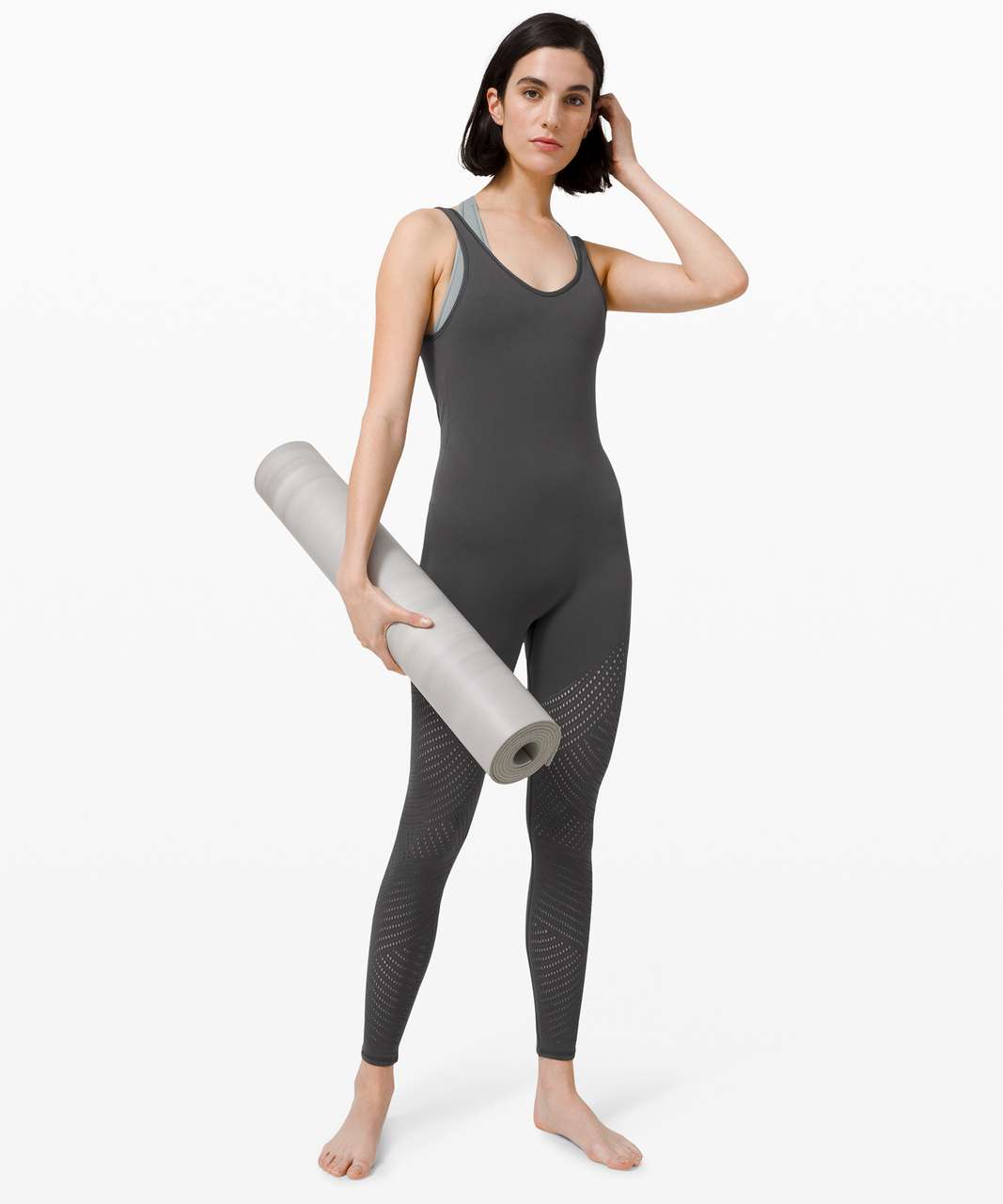 Lululemon Reveal Onesie *Digi Rain - Graphite Grey