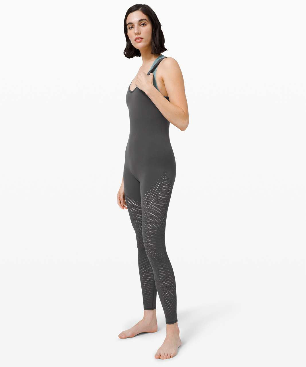 Lululemon Reveal Short Digital Rain - Graphite Grey - lulu fanatics