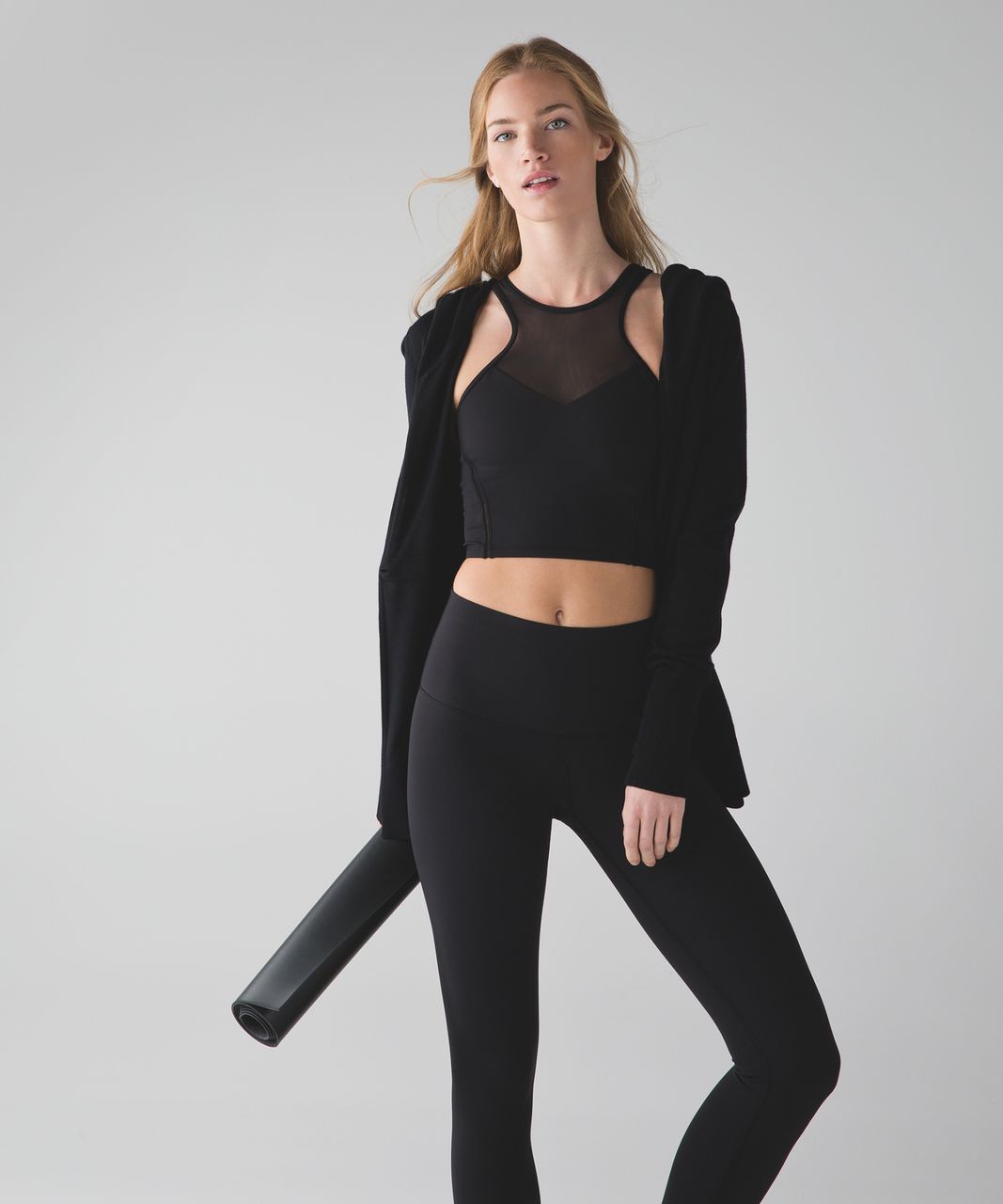 Lululemon Up The Pace Crop - Black - lulu fanatics