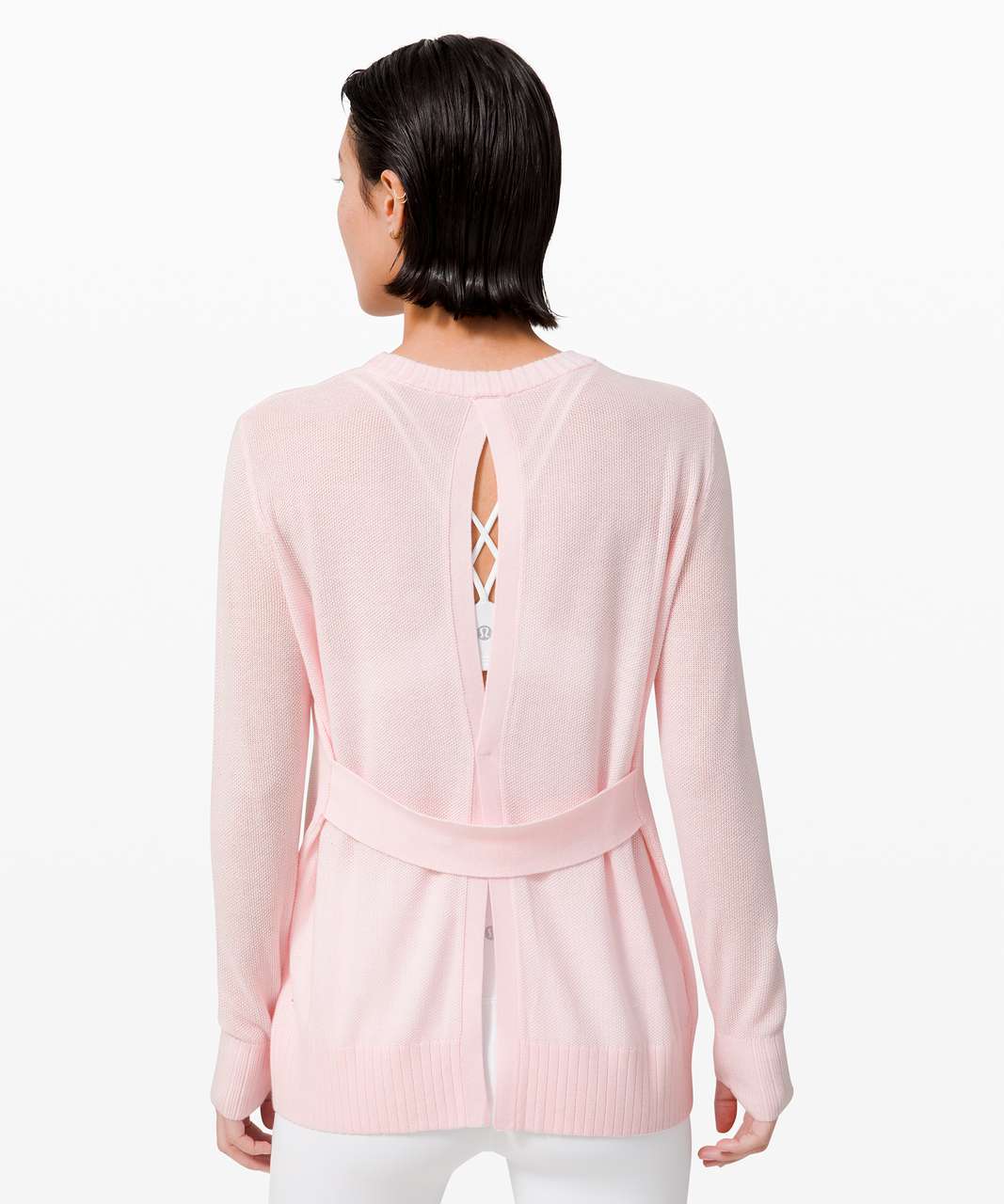 Lululemon Sincerely Yours Sweater - Pink Glow - lulu fanatics