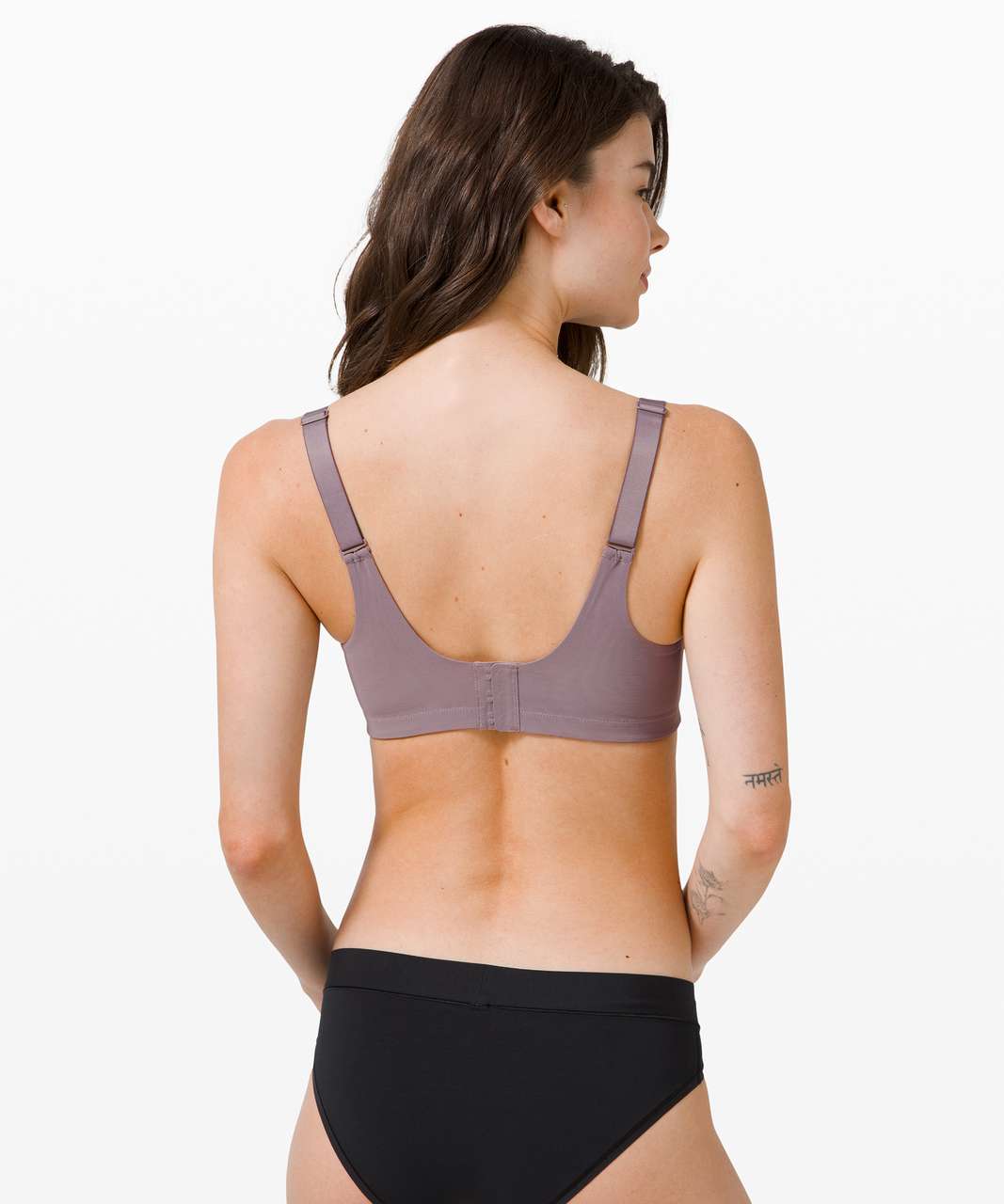 Lululemon Composed Bra Light Support Wide Strap Mesh B/C Cup Large Lunar  Rock