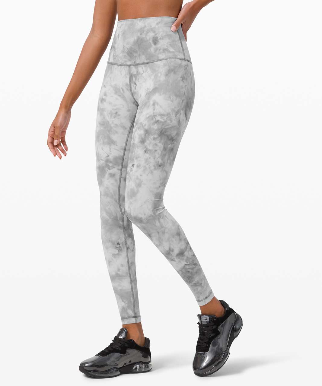 Lululemon Align™ Super-high-rise Leggings 28 In Diamond Dye Pitch