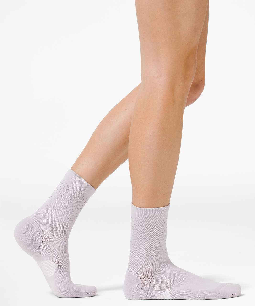 Lululemon Speed Quarter Sock *Reflective - Stargaze / White