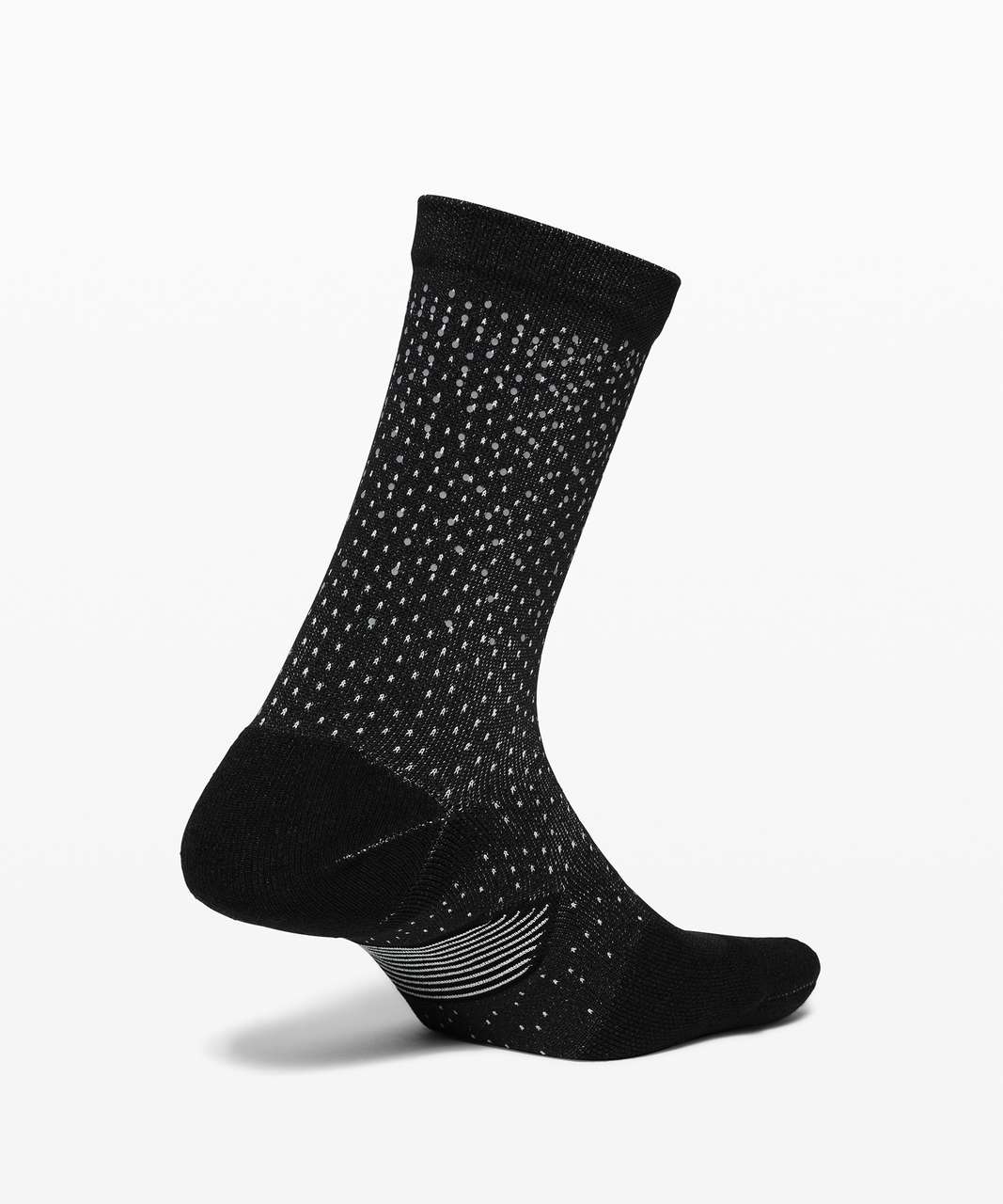 Lululemon Speed Quarter Sock *Reflective - Black / Vapor