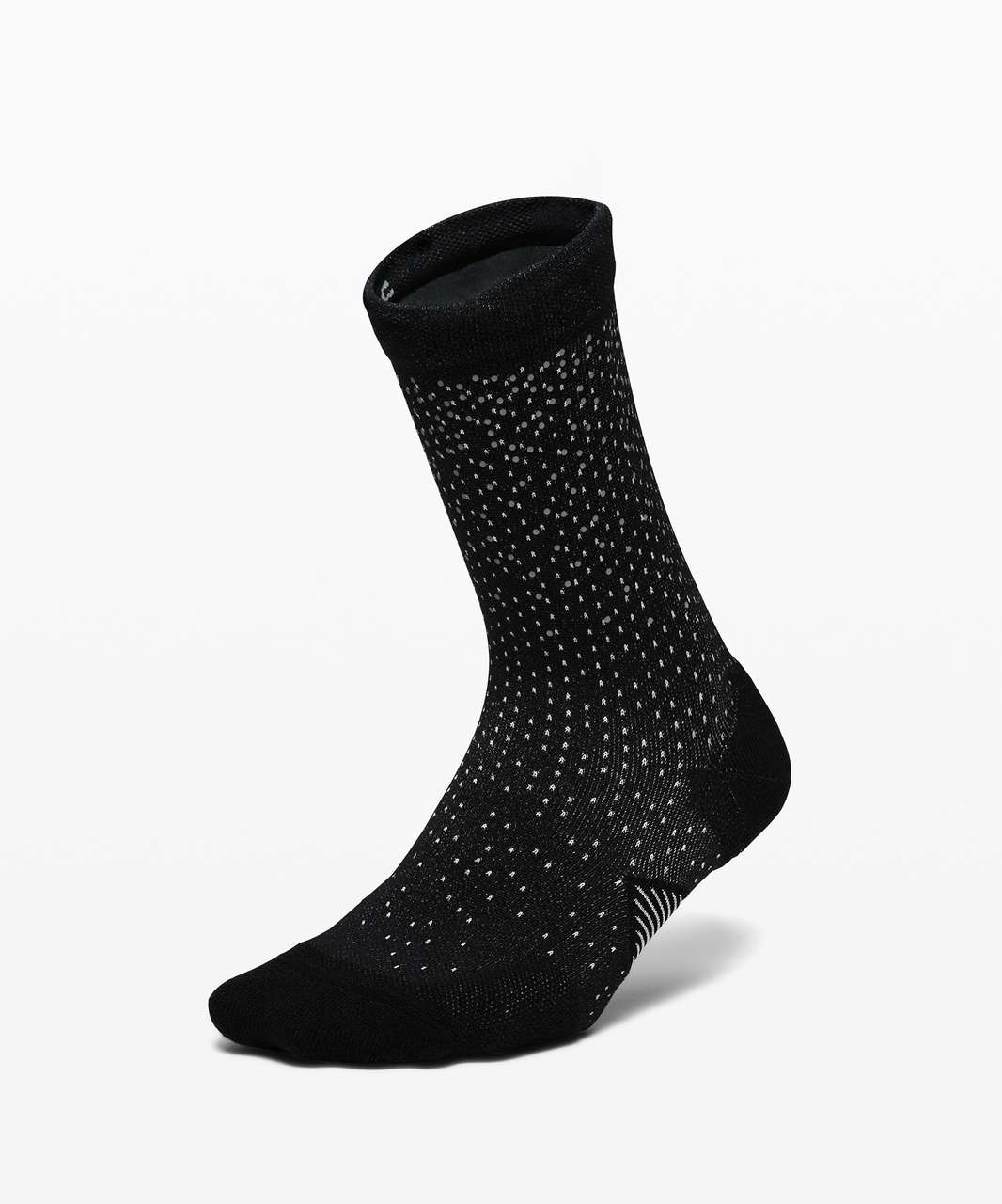 Lululemon Speed Quarter Sock *Reflective - Black / Vapor