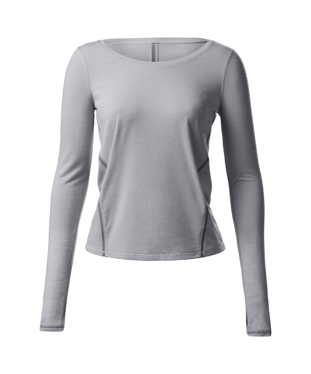 Lululemon Intensi-Tee Long Sleeve - Heathered Seal Grey / Battleship