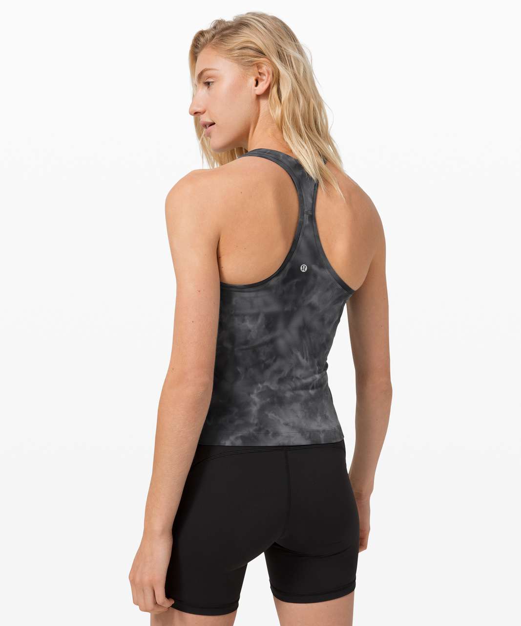 Lululemon Cool Racerback Shorter *Nulu - Diamond Dye Pitch Grey Graphite Grey