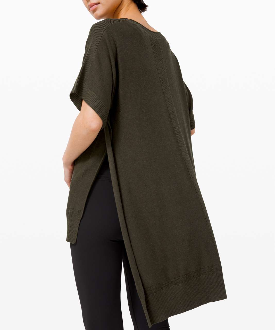 Lululemon Be At Ease Poncho - Dark Olive