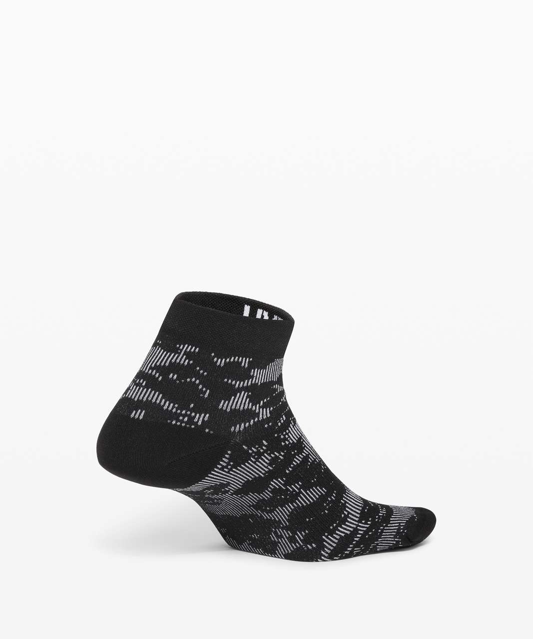 Lululemon Let it Flourish Ankle Sock - Black / White