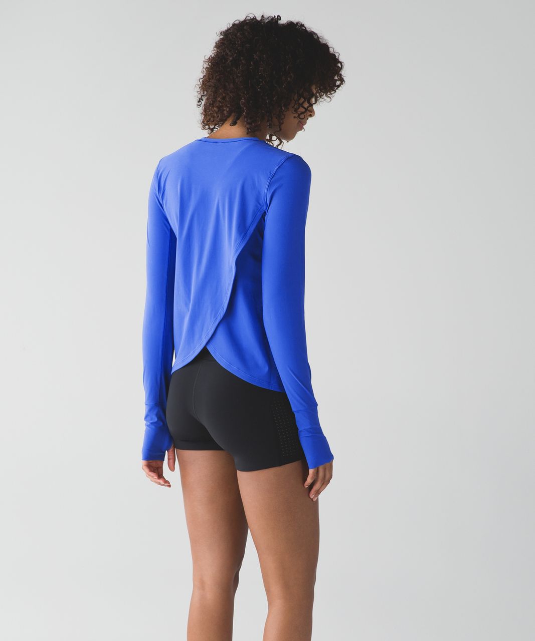 Lululemon Sunaway Runaway Long Sleeve - Harbor Blue