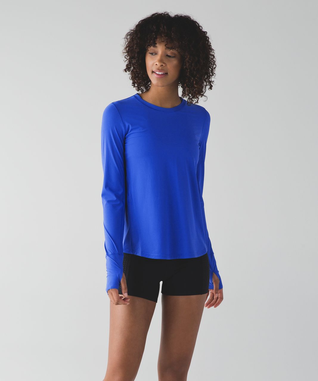 Lululemon Sunaway Runaway Long Sleeve - Harbor Blue