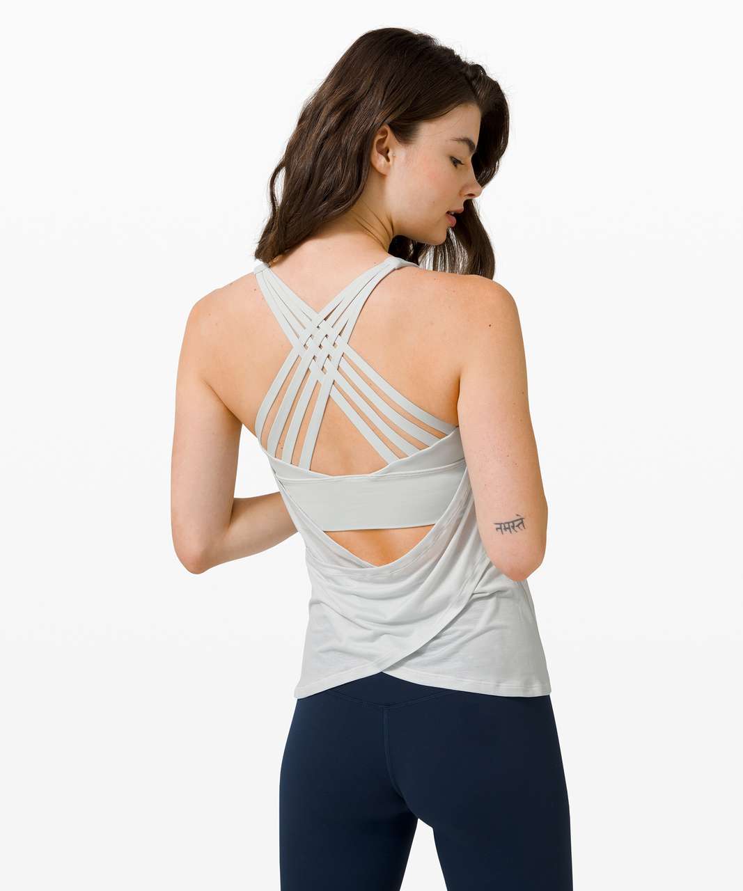 Lululemon Free to Be *Wild 2-in-1 Tank - Vapor / Vapor - lulu fanatics