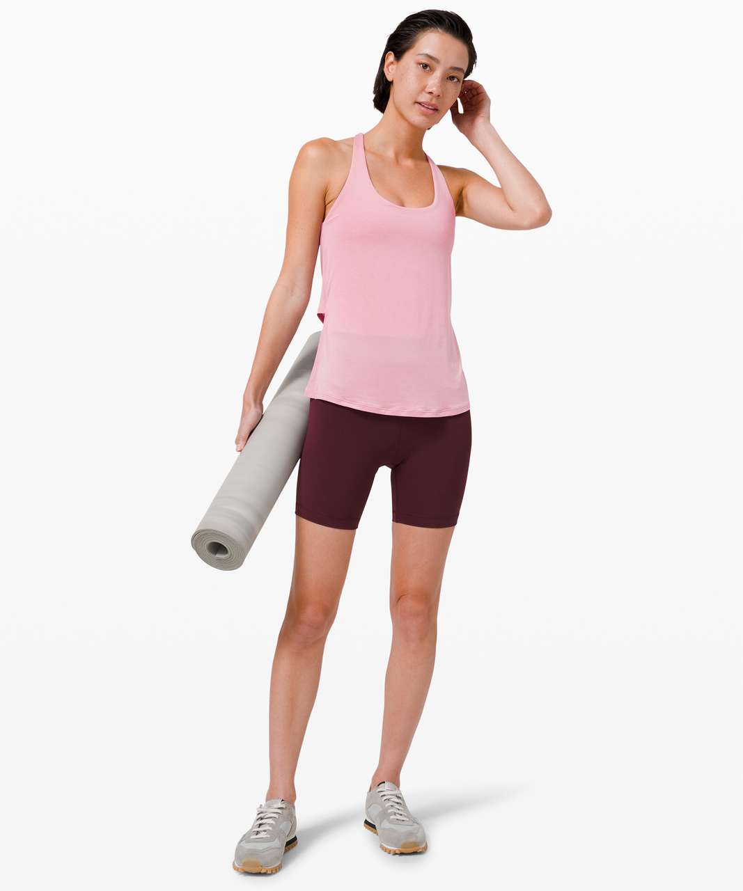 Lululemon Free to Be *Wild 2-in-1 Tank - Pink Taupe / Pink Taupe